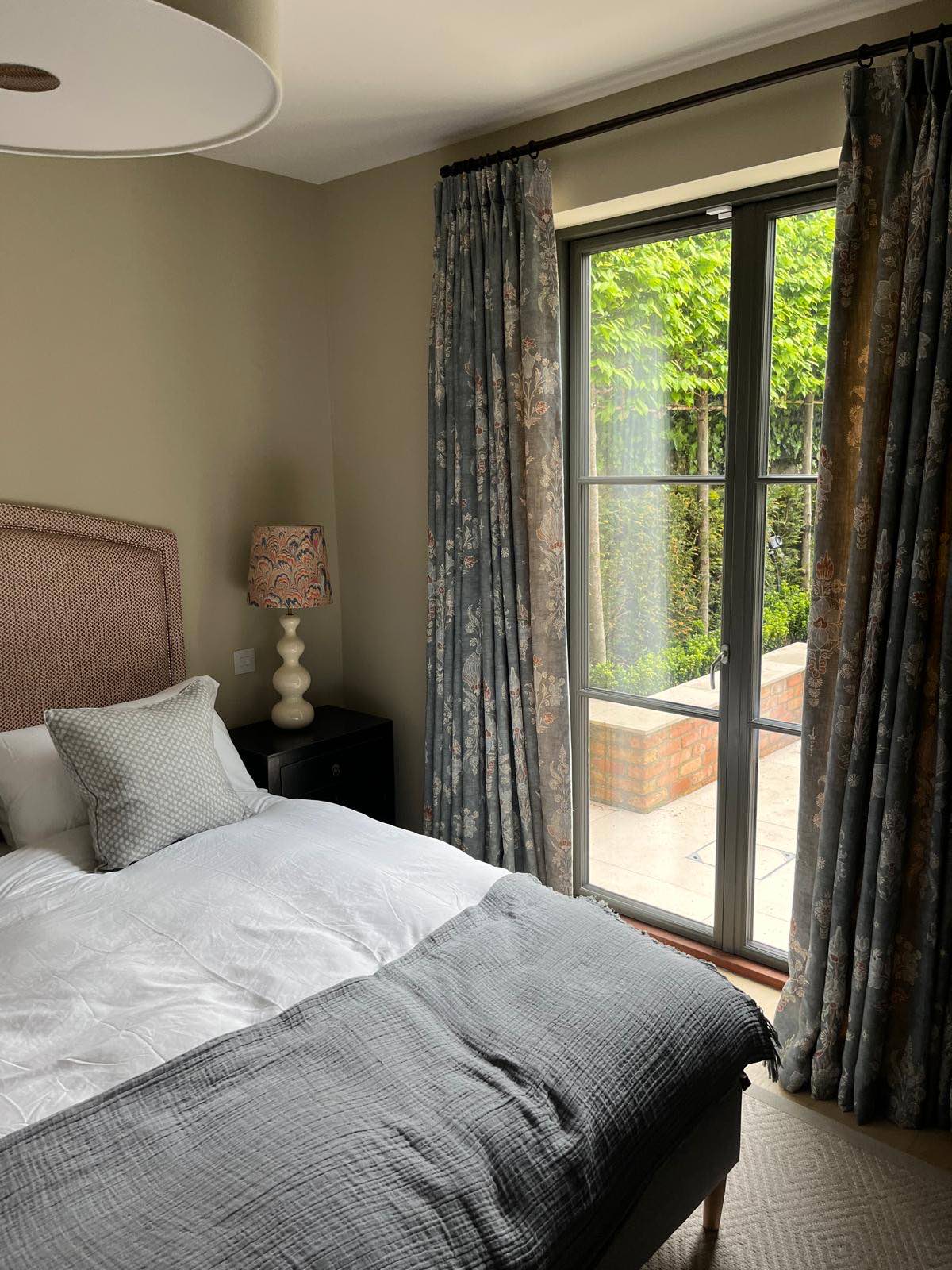 Principal bedroom with garden outlook